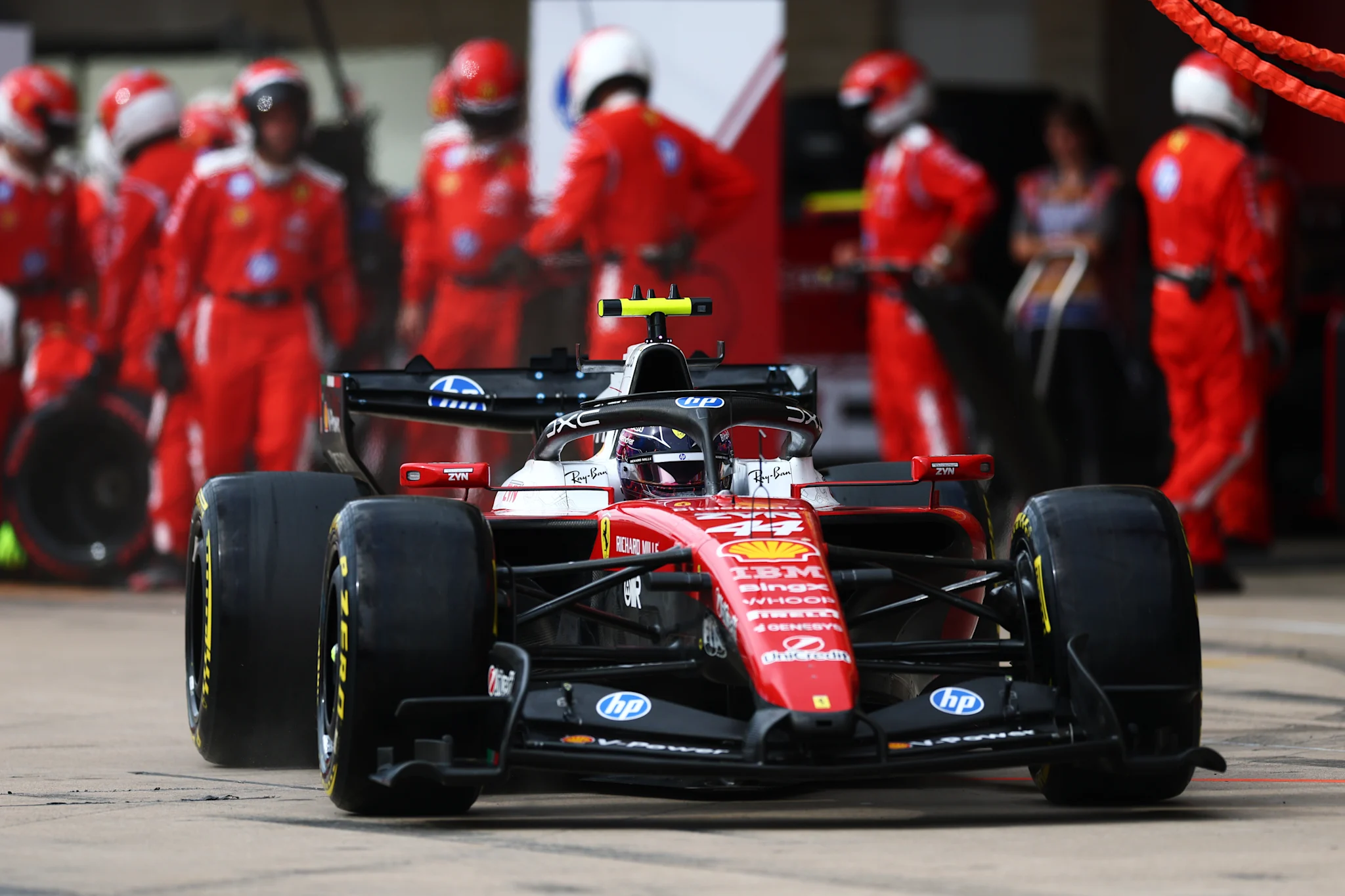 Atualizações técnicas da Ferrari no pacote aerodinâmico em Austin