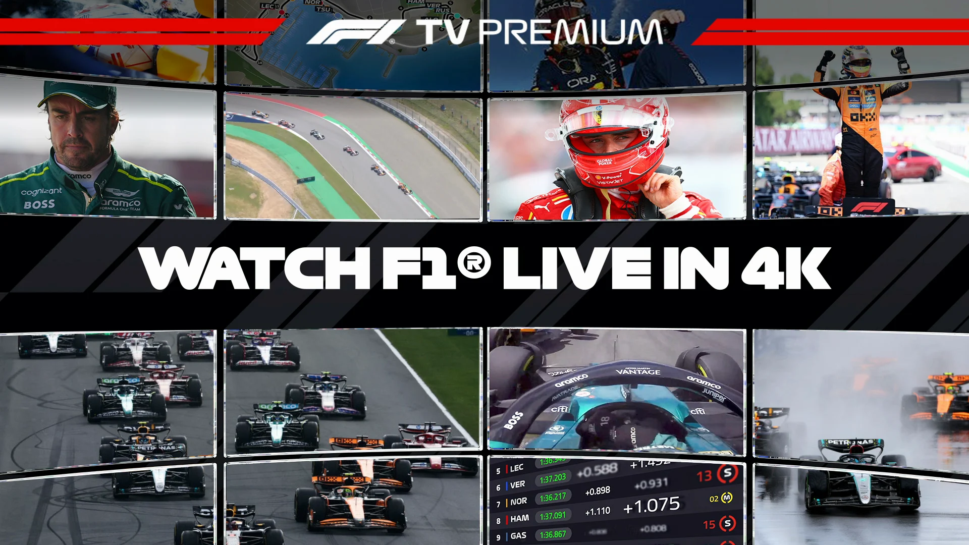Transmissão ao vivo do Grande Prêmio da Cidade do México em 4k pela F1 TV Premium