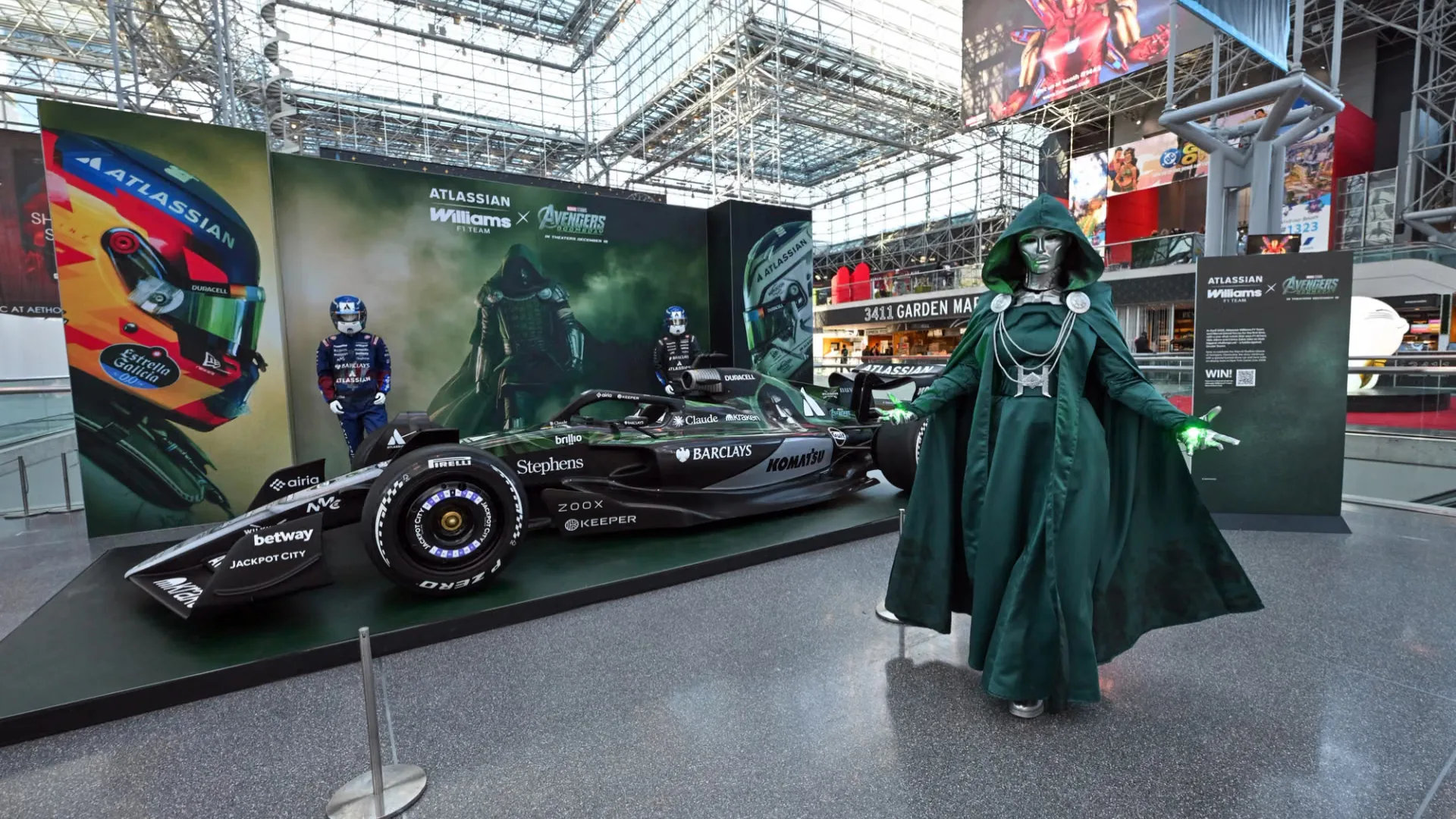 Williams inova e une velocidade da fórmula 1 ao universo marvel em nova parceria