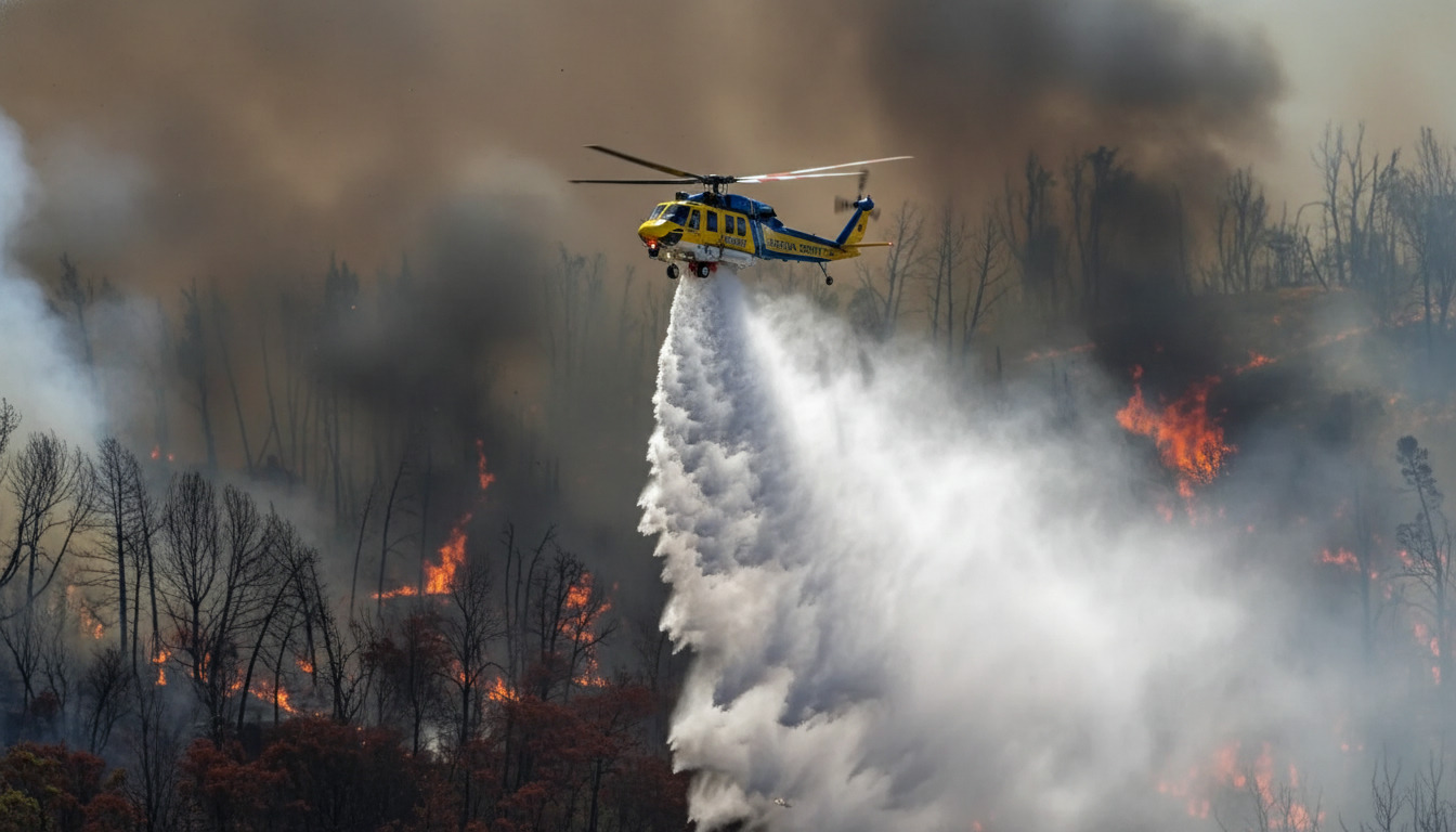Incêndio Sandy na Califórnia força evacuação de mais de 33 mil pessoas