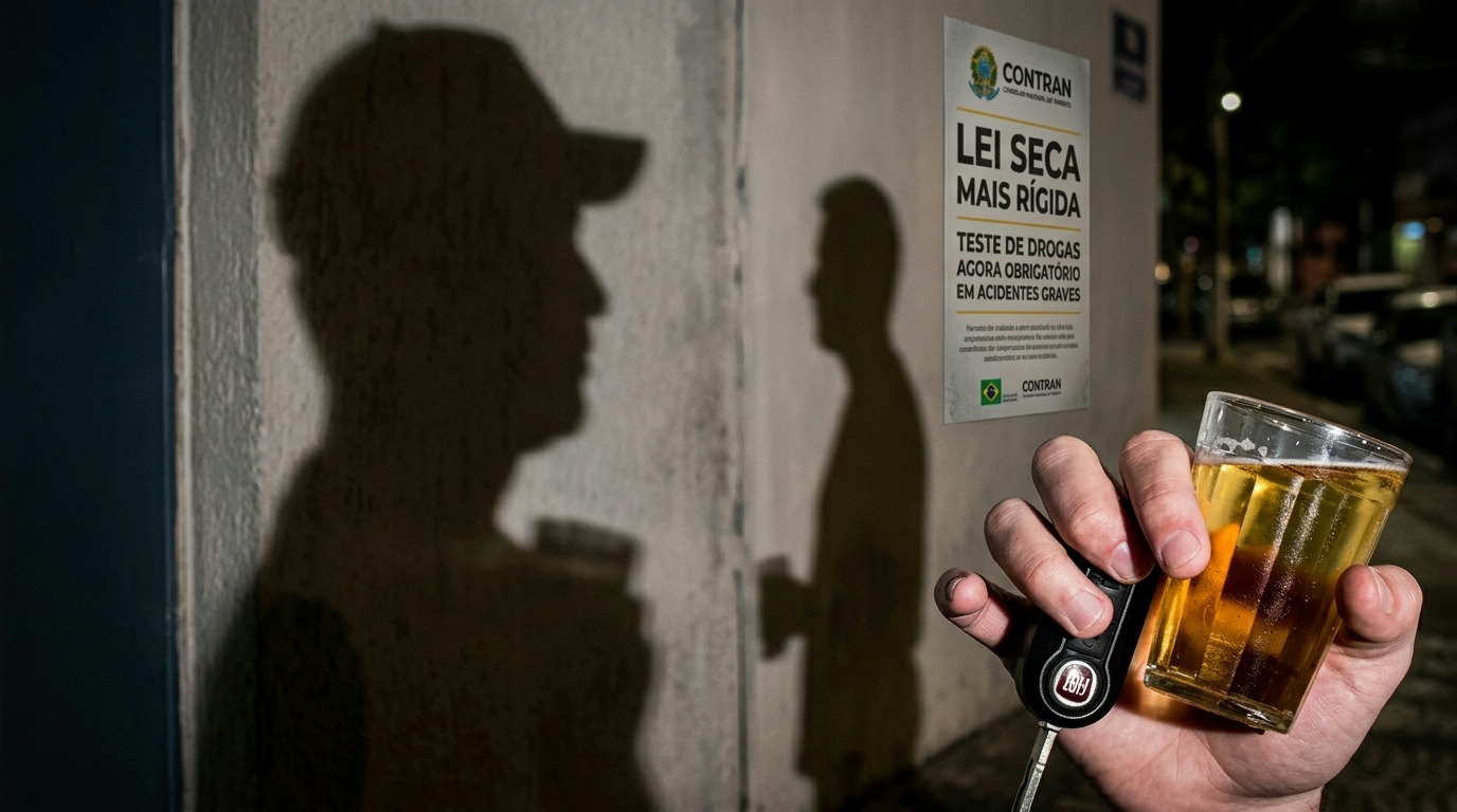 Contran endurece Lei Seca com testes de drogas e exames obrigatórios em acidentes fatais