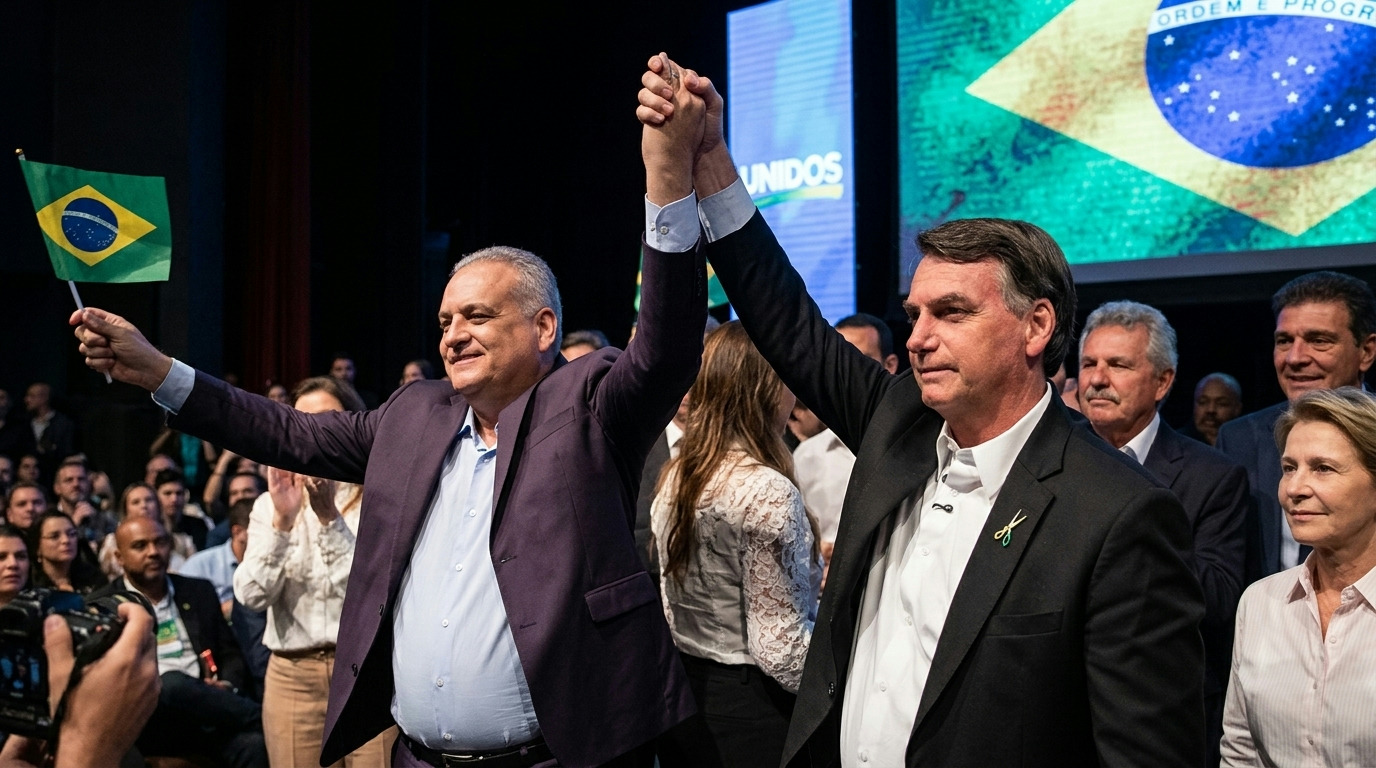 Flávio Bolsonaro redefine rumos da campanha presidencial com vice confirmado Flávio Bolsonaro redefine rumos da campanha presidencial com vice confirmado