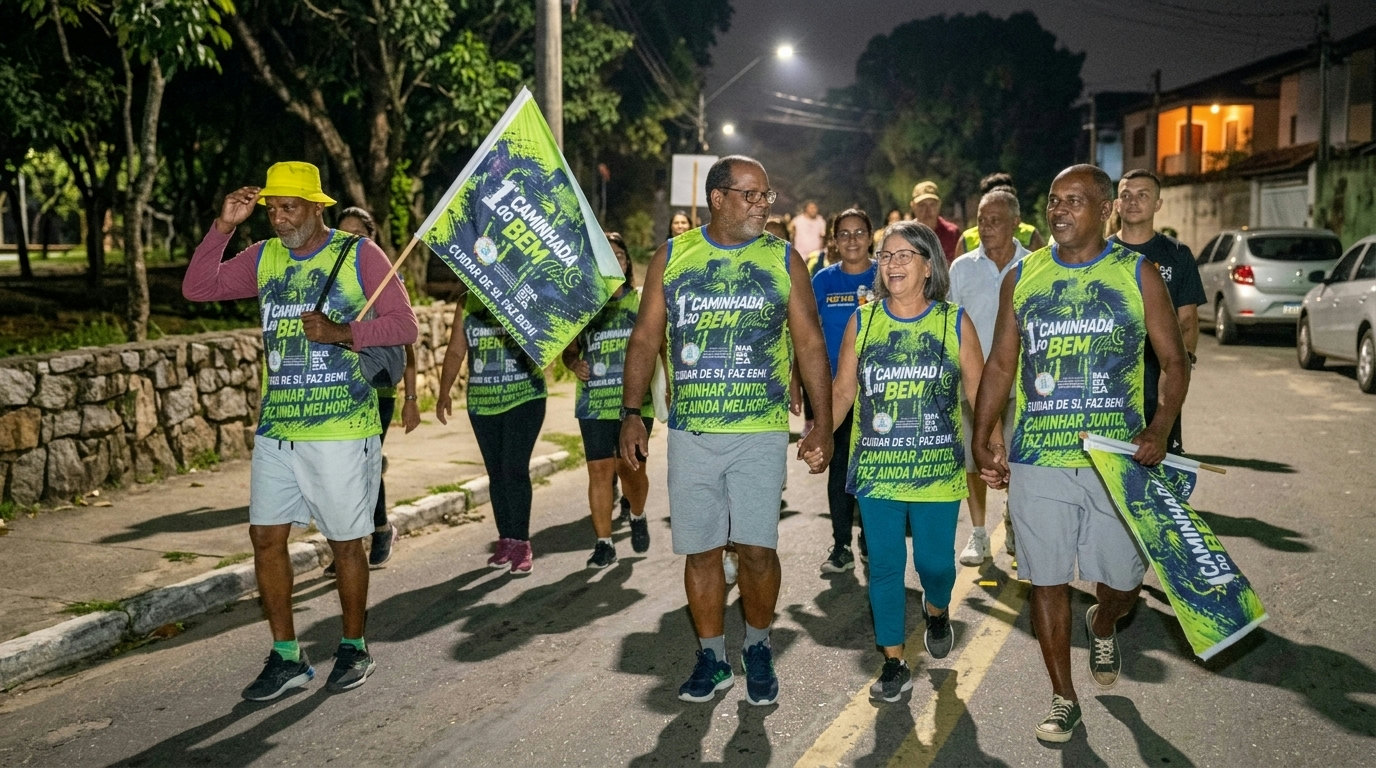 Maricá promove Caminhada do Bem Noturna para incentivar saúde e bem-estar na Região dos Lagos Maricá promove Caminhada do Bem Noturna para incentivar saúde e bem-estar na Região dos Lagos