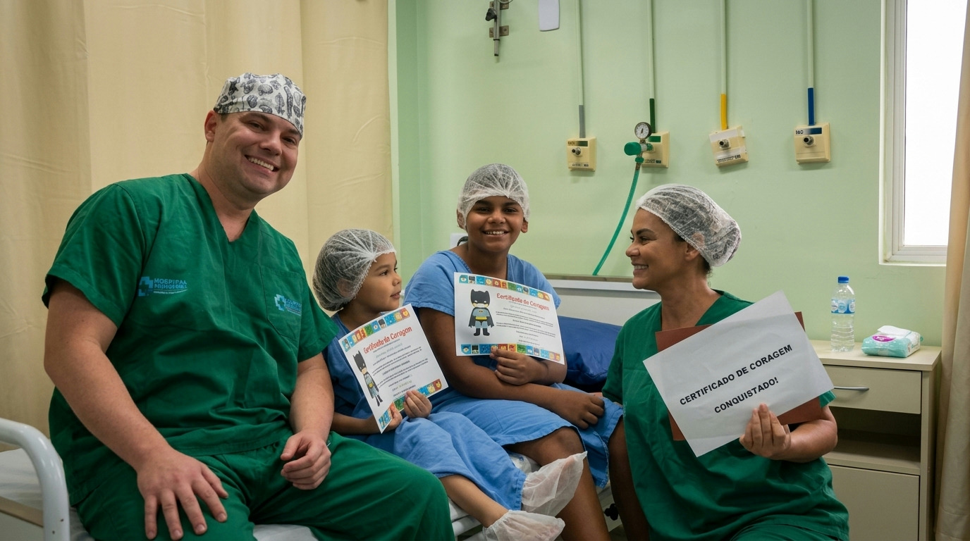Hospital em Casimiro de Abreu transforma cirurgias infantis em jornada de heróis Hospital em Casimiro de Abreu transforma cirurgias infantis em jornada de heróis