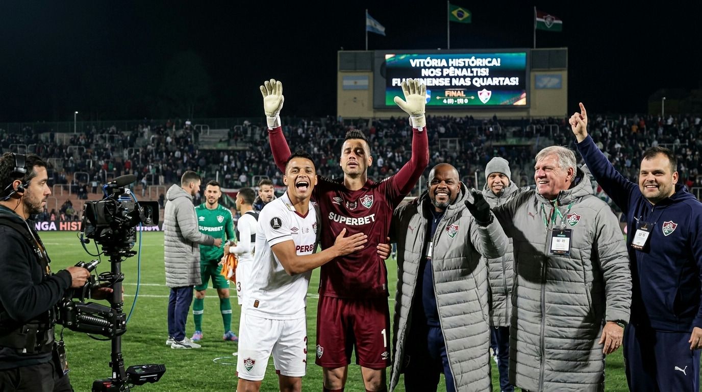 Fluminense avança às quartas da Libertadores em vitória dramática nos pênaltis Fluminense avança às quartas da Libertadores em vitória dramática nos pênaltis