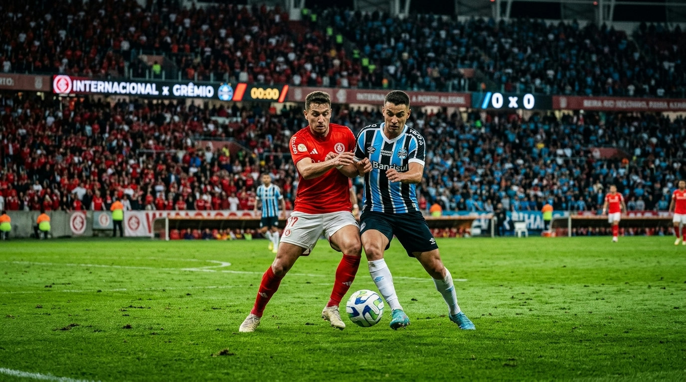 Grenal termina sem gols e decisão da Copa do Brasil fica para a Arena
