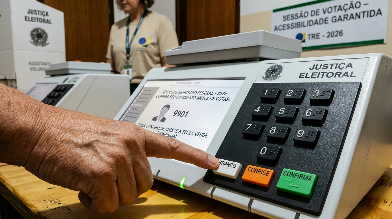 Justiça Eleitoral amplia acessibilidade para eleitores com deficiência nas eleições de 2026
