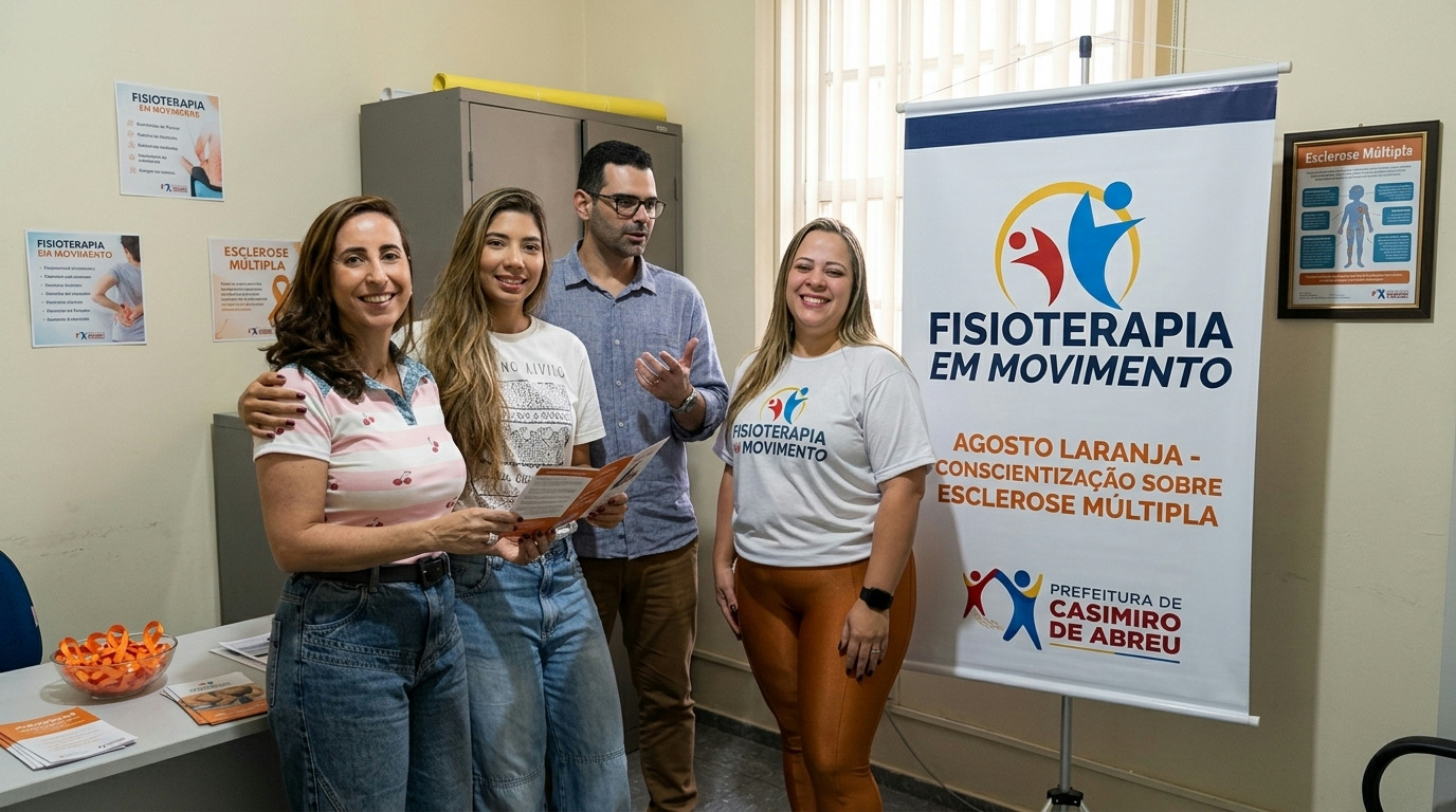 Casimiro de Abreu promove conscientização sobre esclerose múltipla no Agosto Laranja Casimiro de Abreu promove conscientização sobre esclerose múltipla no Agosto Laranja