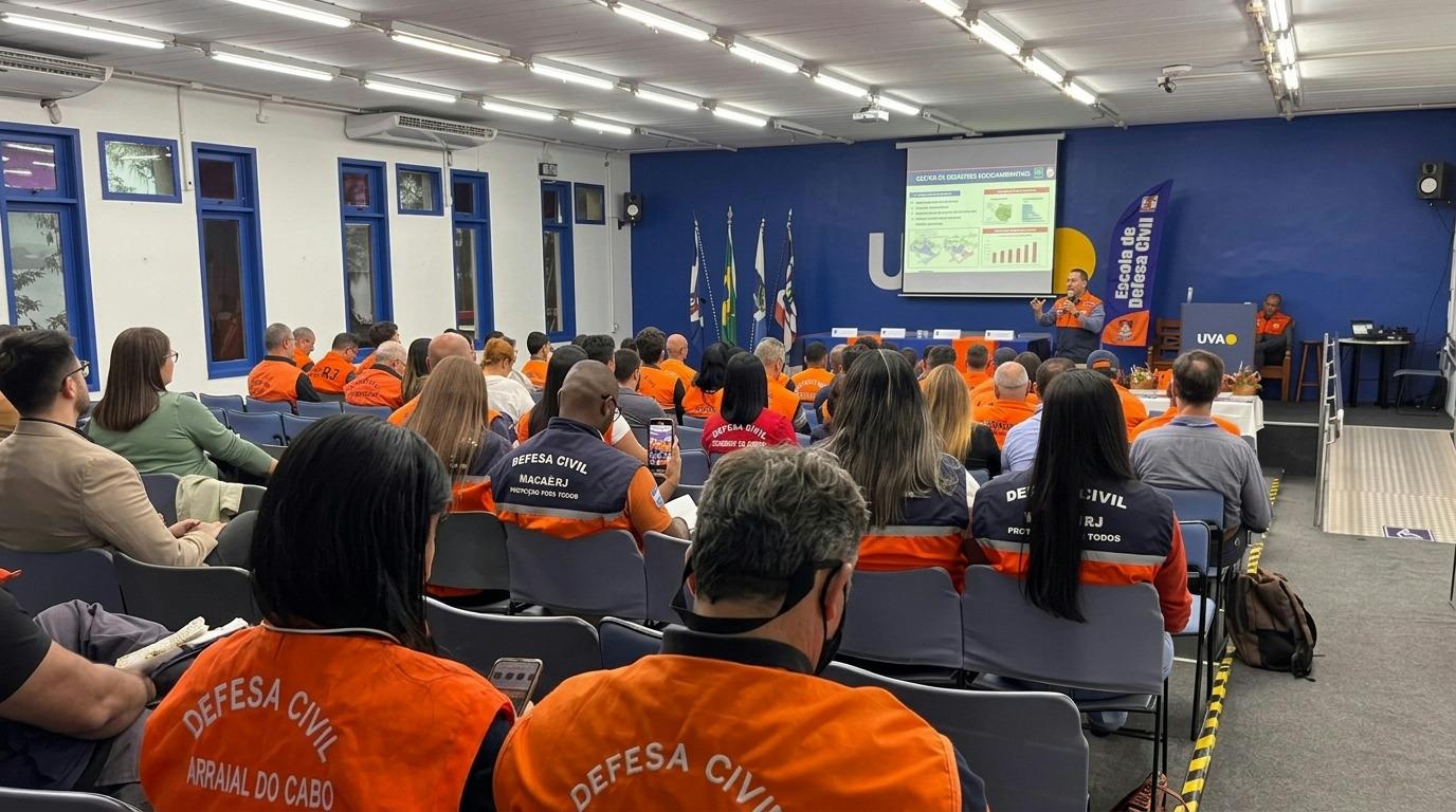 Cabo Frio sedia seminário crucial para Defesa Civil regional e gestão de desastres Cabo Frio sedia seminário crucial para Defesa Civil regional e gestão de desastres