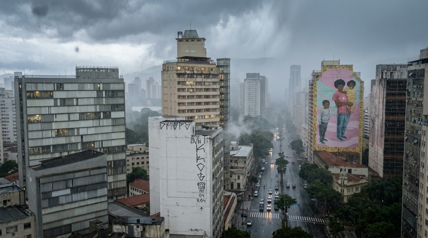 Belo Horizonte: chuva e calor marcam segunda-feira na capital mineira Belo Horizonte: chuva e calor marcam segunda-feira na capital mineira