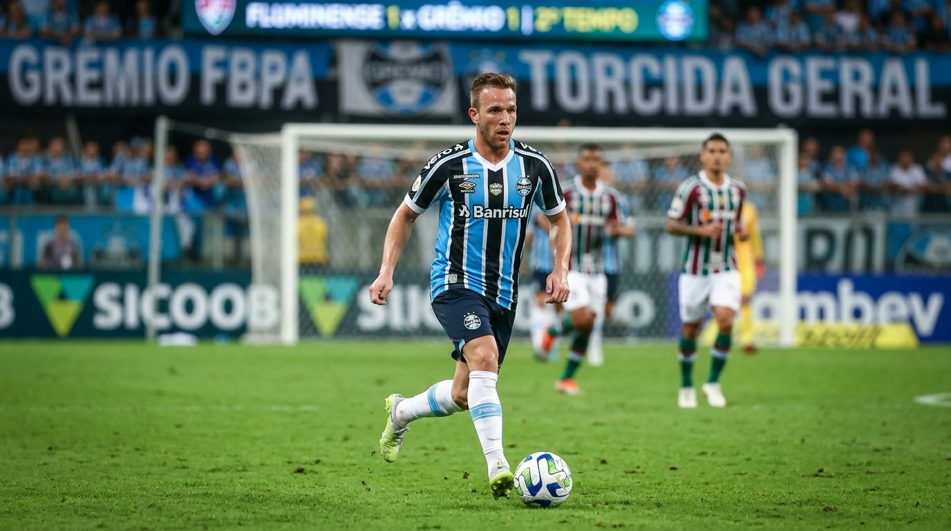 Meio-campista Arthur, alvo do Fluminense, negocia rescisão com a Juventus