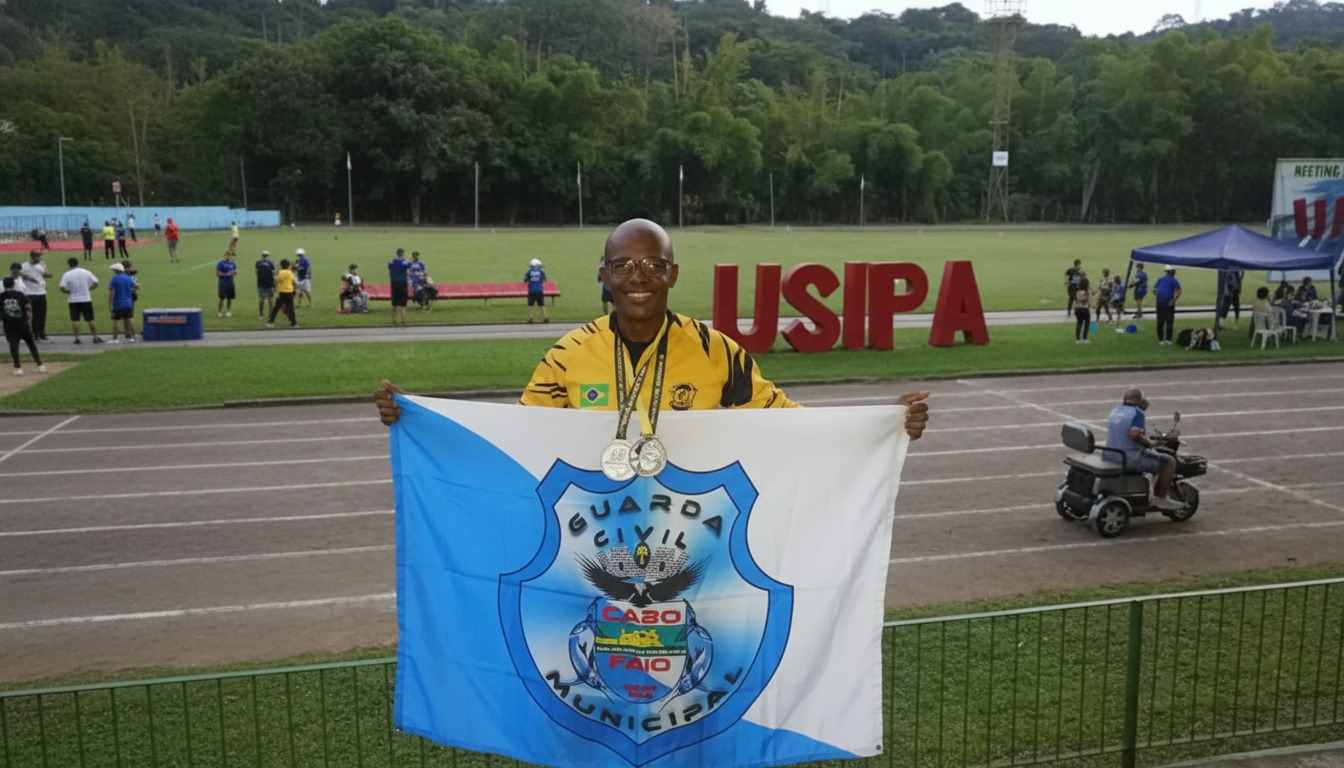 Guarda-civil de Cabo Frio, Wagner Eduardo, supera desafios e fatura 4 medalhas nacionais