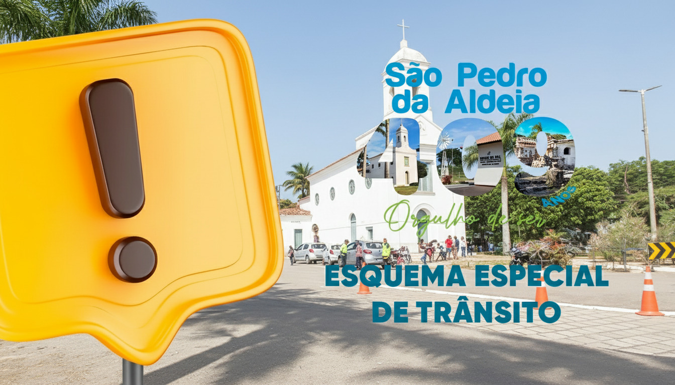 São Pedro da Aldeia altera trânsito no Centro para celebrar 409 anos com segurança