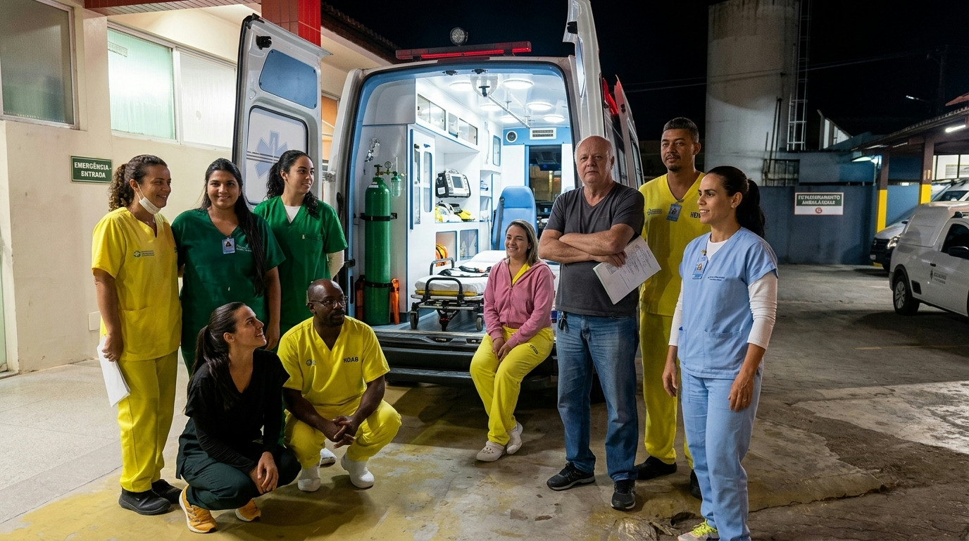 Equipes de saúde de Casimiro de Abreu aprimoram transporte de pacientes Equipes de saúde de Casimiro de Abreu aprimoram transporte de pacientes