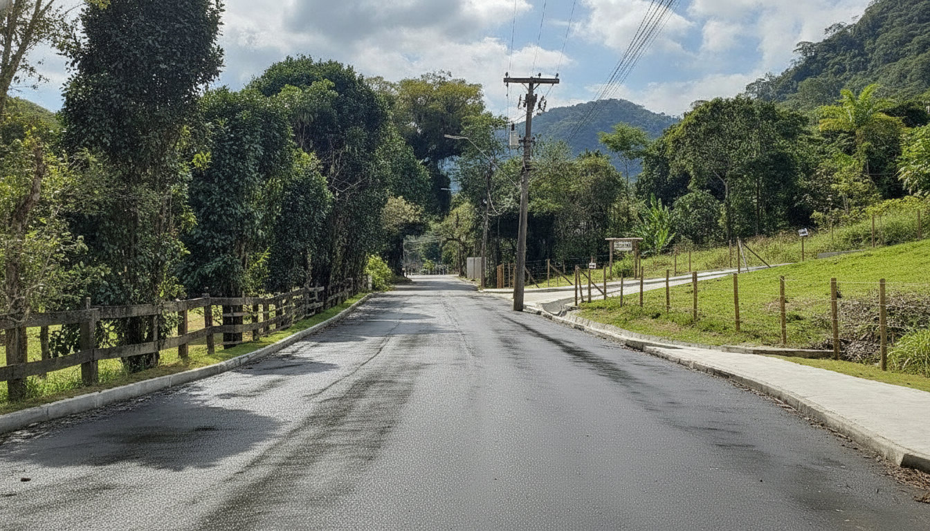 Macaé entrega primeira fase de obras de asfaltamento no Sana em celebração de aniversário