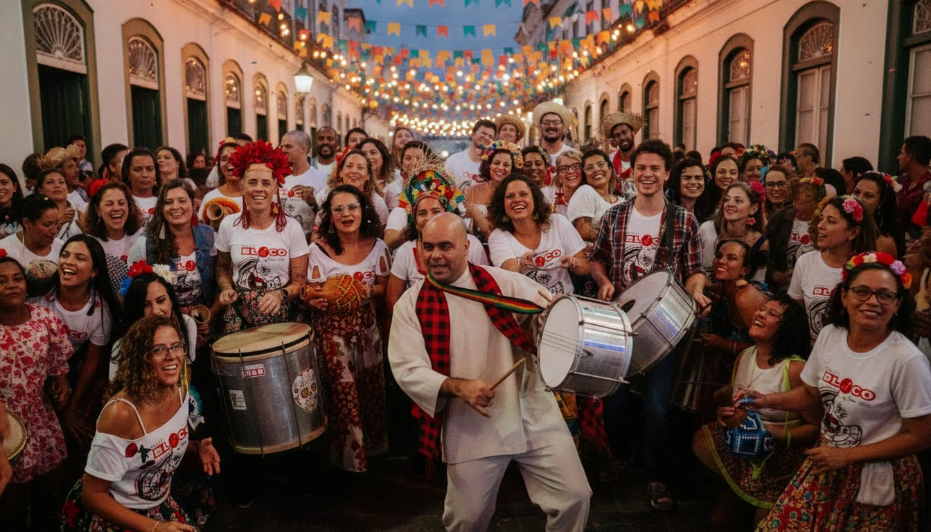 Cultura nordestina pulsa nas festas juninas do Rio de Janeiro com Tá no Batuque e Multibloco