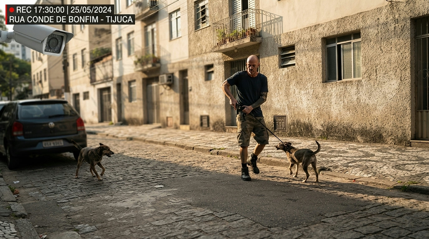 Homem atira e mata cachorro na Tijuca; imagens chocam moradores Homem atira e mata cachorro na Tijuca; imagens chocam moradores
