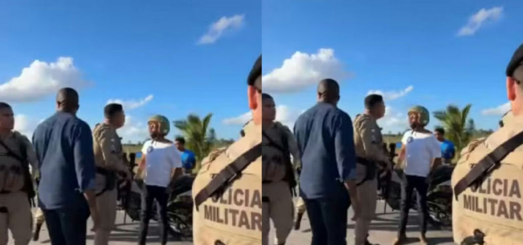 Candidato a deputado Thiancle Araújo é detido por envolvimento em tumulto durante motociata na Bahia Candidato a deputado Thiancle Araújo é detido por envolvimento em tumulto durante motociata na Bahia