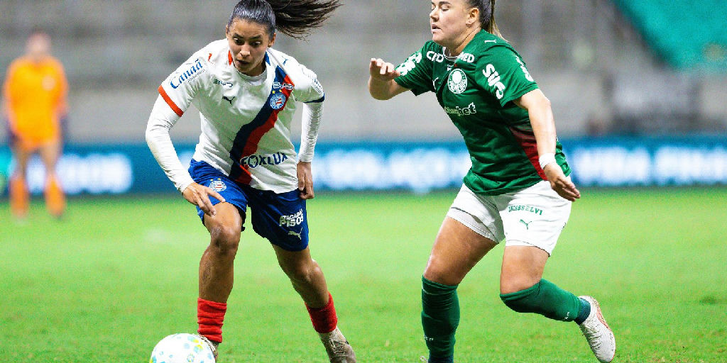 Bahia e Palmeiras empatam na ida das quartas do Brasileirão Feminino e decidem vaga em Barueri