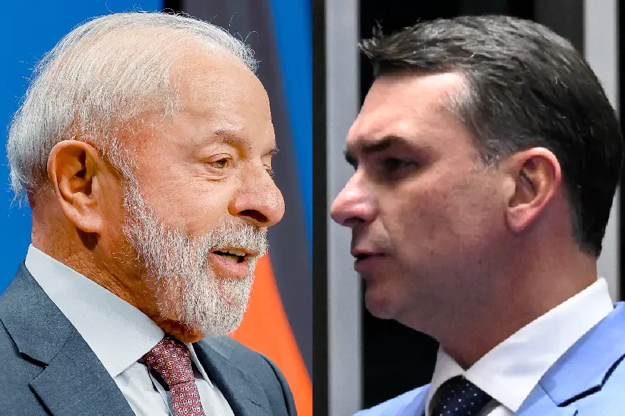 Lula e Flávio Bolsonaro lideram índice de rejeição em nova pesquisa eleitoral