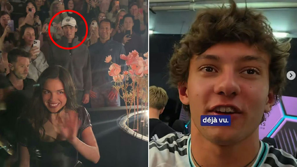George Russell jokes with Kimi Antonelli over viral Olivia Rodrigo dating rumors