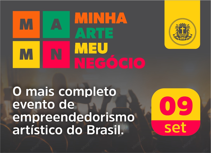 Macaé sedia evento gratuito com Carlinhos de Jesus, Dudu Nobre e Alexandre Barillari para artistas