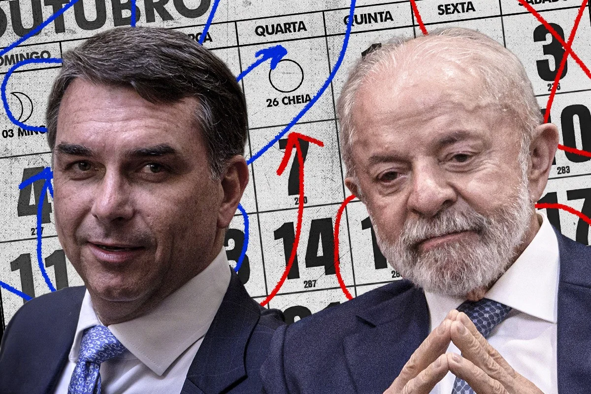 Pesquisa aponta Flávio com 50,3% e Lula com 49,7% na reta final do segundo turno Pesquisa aponta Flávio com 50,3% e Lula com 49,7% na reta final do segundo turno