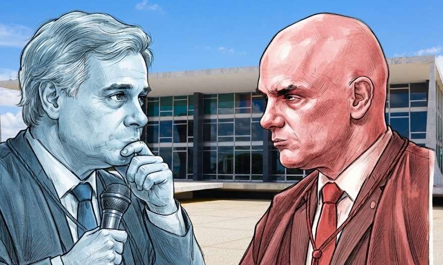 Moraes aciona Fachin com relatório da PF contra Mendonça, aprofundando crise no STF. Moraes aciona Fachin com relatório da PF contra Mendonça, aprofundando crise no STF.