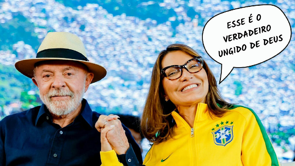 Janja exalta Lula como 'verdadeiro ungido de Deus' durante evento público Janja exalta Lula como 'verdadeiro ungido de Deus' durante evento público
