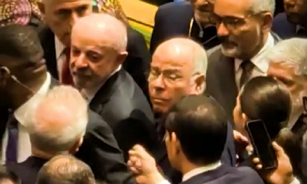 Lula ignora abordagem de Marco Rubio durante Assembleia Geral da ONU Lula ignora abordagem de Marco Rubio durante Assembleia Geral da ONU